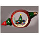 Boule de Noël décoration sapin mouvement 30x70x20 cm s2