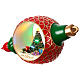 Boule de Noël décoration sapin mouvement 30x70x20 cm s4