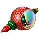 Boule de Noël décoration sapin mouvement 30x70x20 cm s6