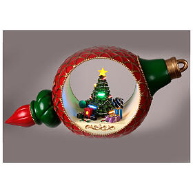 Christmas ball tree decoration movement 30x70x20 cm