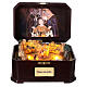 Christmas music box, animated Nativity Scene with music, 6x8x6 in s1