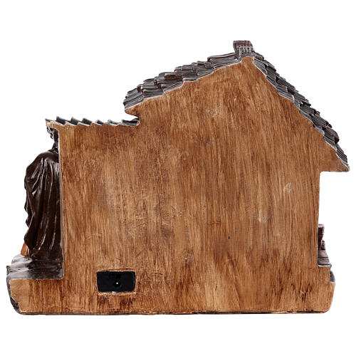 Weihnachtliche Krippenszene – mit Licht, Musik und Bewegung, 25 × 30 × 15 cm 6