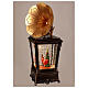 Gramophone Nutcracker snow glass lantern 30x10x10 cm s4