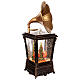 Gramophone Nutcracker snow glass lantern 30x10x10 cm s5