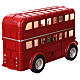 Autobus londinese sfera neve Babbo Natale 20x30x10 cm s6