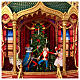 Teatro Schiaccianoci vetro neve glitter luci 25x20x25 cm s3