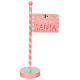 Cassetta posta rosa Babbo Natale dolci 45x25x12 cm s5