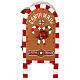 Christmas letterbox, gingerbread finish, 14x8x6 in s5