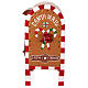 Christmas letterbox, gingerbread finish, 14x8x6 in s8