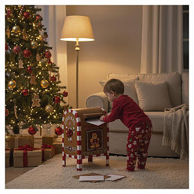 Cassetta lettere Babbo Natale pan di zenzero 35x20x15 cm