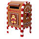 Cassetta lettere Babbo Natale pan di zenzero 35x20x15 cm s1