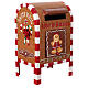 Cassetta lettere Babbo Natale pan di zenzero 35x20x15 cm s4