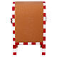 Cassetta lettere Babbo Natale pan di zenzero 35x20x15 cm s7