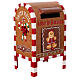 Santa Claus gingerbread letterbox 35x20x15 cm s6