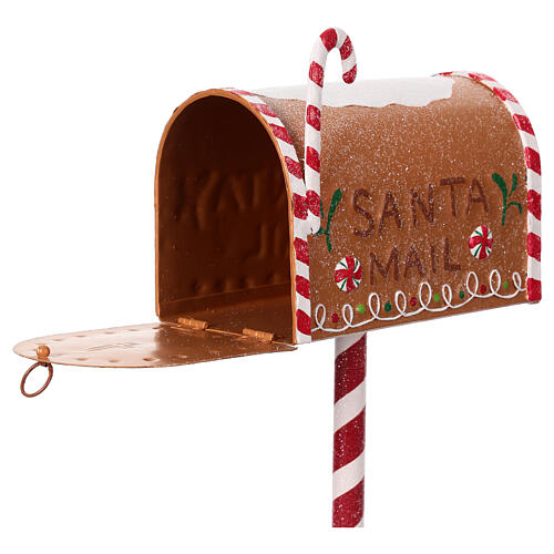 Boîte aux lettres Père Noël pain d'épices 35x15x10 cm 3