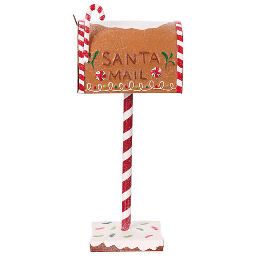 Cassetta posta Babbo Natale pan di zenzero 35x15x10 cm 3