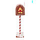 Cassetta posta Babbo Natale pan di zenzero 35x15x10 cm s6