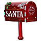 Red letterbox for Santa Claus, metal, 40x14x8 in s2