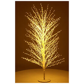 Lichterbaum, weiß, 150 cm, mit 1500 warmweißen LEDs, für außen