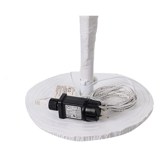 LED white Christmas tree 1500 warm white LEDs 150 cm 6