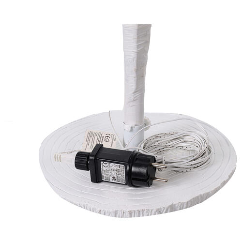 Albero di Natale luminoso bianco 2000 led con 180 cm 6