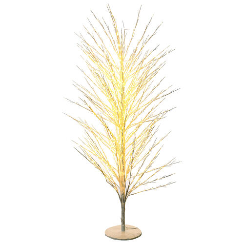 Lichterbaum weiß – Höhe 210 cm, LEDs warmweiß, für außen 3