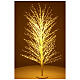 Albero di Natale bianco con luci 210 cm s1