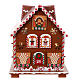 Adventskalender in Form eines Lebkuchenhauses aus Holz mit Beleuchtung – 28 cm s1