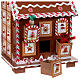 Adventskalender in Form eines Lebkuchenhauses aus Holz mit Beleuchtung – 28 cm s7