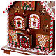 Advent calendar, gingerbread house with lights, 12x8x8 in s2