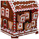 Advent calendar, gingerbread house with lights, 12x8x8 in s4