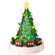 Beleuchteter Weihnachtsbaum mit Zug – mit Musik und Bewegung, 20 × 20 × 35 cm s4