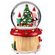 Globo de neve 100 mm casa dos gnomos 10x10x15 cm s5