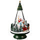 Boule à neige cône ville enneigée 15x15x25 cm s5