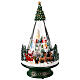 Globo de neve cone cidade nevada 15x15x25 cm s1