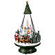 Globo de neve cone cidade nevada 15x15x25 cm s3