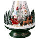 Snow globe cone with snowy city 15x15x25 cm s2