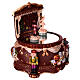 Schiaccianoci e ballerina carillon movimento danza 12x10x10 cm s3