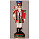 Nutcracker with snow globe, motion and music, 16x6x4 in s3