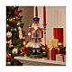 Nutcracker snow globe with movement music 40x15x10 cm s2