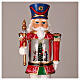 Nutcracker snow globe with movement music 40x15x10 cm s3