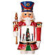 Nutcracker snow globe with movement music 40x15x10 cm s7