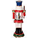 Nutcracker snow globe with movement music 40x15x10 cm s9