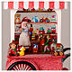 Snow globe Santa's workshop lights music 25x20x10 cm s2