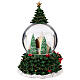 Christmas snow globe with snowy city 120 mm, 15x15x25 cm s5