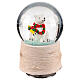 Snow globe of 3 in, polar bear, 3x3x5 in s1