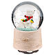 Globo de neve 80 mm urso polar 8x8x12 cm s4