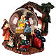 Snow globe of 4 in, Nativity with Wise Men, 6x6x6 in s3