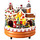 Carrusel navideño con luces y movimiento 20x20x15 cm s1