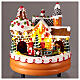 Carrusel navideño con luces y movimiento 20x20x15 cm s2